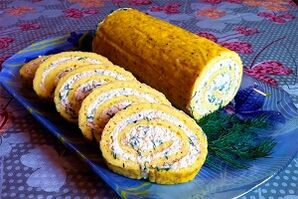 rolo de ovos con pavo para potenciar